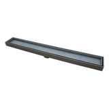 Ralo Linear Oculto Invisível Cinza 90cm Plástico Psai