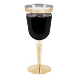 Bloomingoods - 50 Copas De Vino De Plstico Desechables Con B