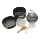 Kit De Ollas Cocina Para Camping De 7 Piezas