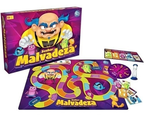 Jogo Divertido Senhor Malvadeza Infantil - Pais E Filhos