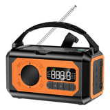 Generación De Energía Manual Radio De Emergencia Linterna