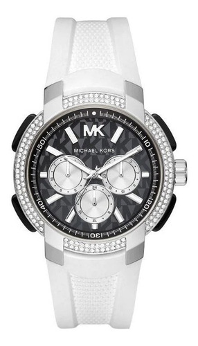 Reloj Michael Kors Mk6947 Sidney Color Blanco Para Dama