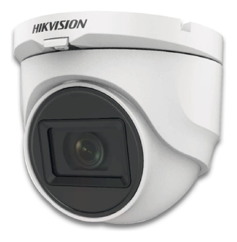 Cámara Seguridad Hikvision Domo Exterior Analógica 2mp Metal