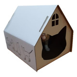 Casa De Cartón Para Gatos - Miel Felina