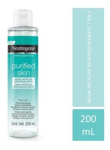 Agua Micelar Purified Skin Neutrogena 200ml