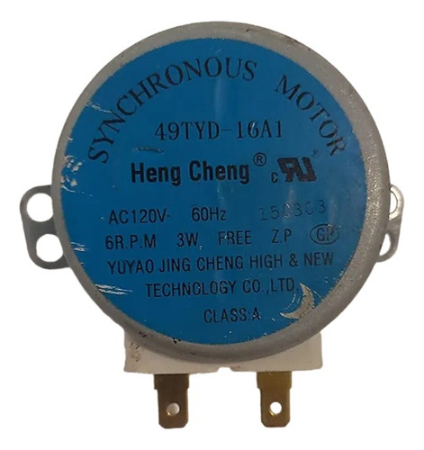 Motor Horno Microondas Heng Cheng 49tyd-16a1 A 120 V