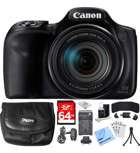 Canon Powershot Sx540 Hs - Cámara Digital De 20.3 Mp Con Z.