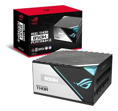 Fuente De Poder Asus Rog Thor Platinum Ii 850w Pantalla Oled