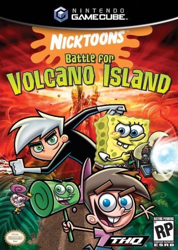 Batalla De Nicktoons Por La Isla Volcano Gamecube