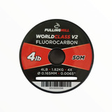 Fluorocarbono Fulling Mill Wold Class V2 4x Para Pesca Mosca