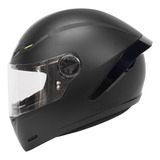 Casco Integral Ich Ich501-sp Solido Negro Mate Talla M