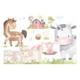 Kits Cliparts Imagenes Png Animales De Granja Acuarela