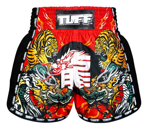 Short De Muay Thai Tuff Muay Msc113-red