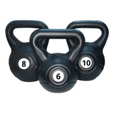 Pesas Rusas Kettlebell 6 , 8 Y 10 Kg Pvc Mancuerna Rusa  