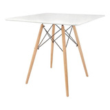 Eames Mesa Cuadrada Base Eiffel 80 E