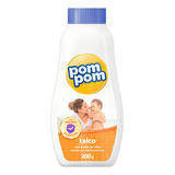 Talco Pom Pom Amido De Milho Em Frasco 200 G