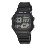 Relógio Multifuncional Masculino Casio Ae1200wh-1a World Tim