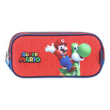 Lapicera Estuche Escolar Chenson Mario Bros Yoshi Capri Color Rojo Mb65648-r