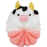 Cute Animal Bath Loofahs Sponge Pouf Mesh Body Scrubber Show