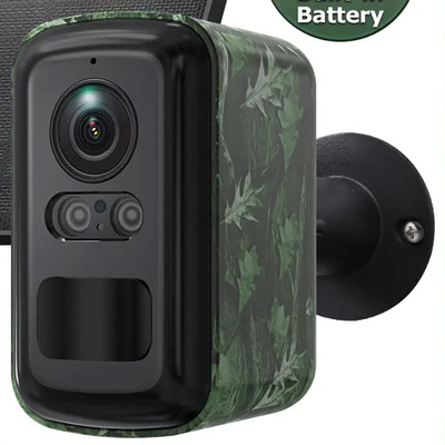 Mini Cámara Solar De Camuflaje De Bajo Consumo Visión Nocturna A Todo Color Cámara De Vigilancia 4g Para Interiores Y Exteriores Adecuada Para La Observación De Animales Salvajes | Meses sin interés