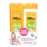  Muss Shampoo Muss Rubios Luminosos Sin Sal + Acondicionador