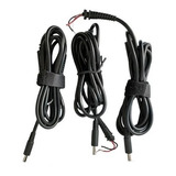 03 Cabos Com Plug Agulha P/ Reparo Em Fonte Ultrabook Dell