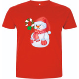 Camisetas Navideñas Muñecos De Nieve Adultos Y Niños