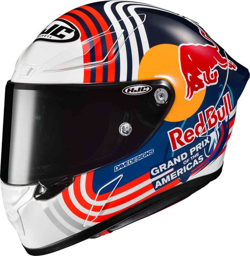 Casco Para Moto Hjc Rpha 1 Red Bull Austin Gp Mc21