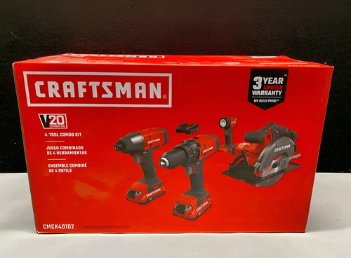 Combo Craftsman 4 Herramientas  | Meses sin interés