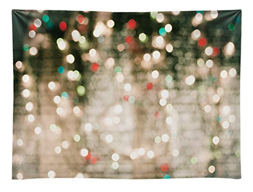 Fondo Navideño Brillante 8x6ft Para Fotografía - Sin