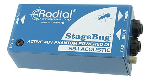 Caja Directa Activa Radial Stagebug Sb-1 Guitarra Acustica