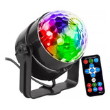 Mini Bola Led Rgb De Disco Giratoria Colores Proyector