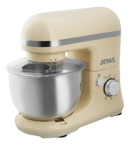 Batidora Planetaria Atma 800w Con Bowl Inoxidable Crema