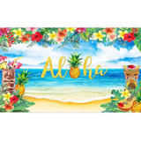 5x3ft Aloha Telón De Fondo Verano Luau Flores Tropical...
