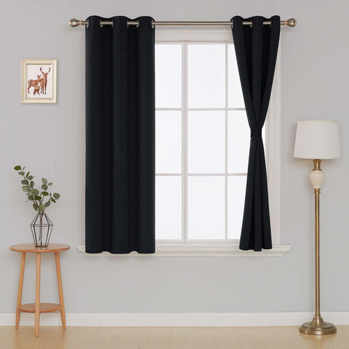 Blackout Curtains For Living Room Set Of 2 Panels With ...