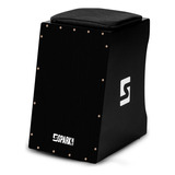 Cajon Elétrico Cajon Eletroacústico Preto Spark Percussão