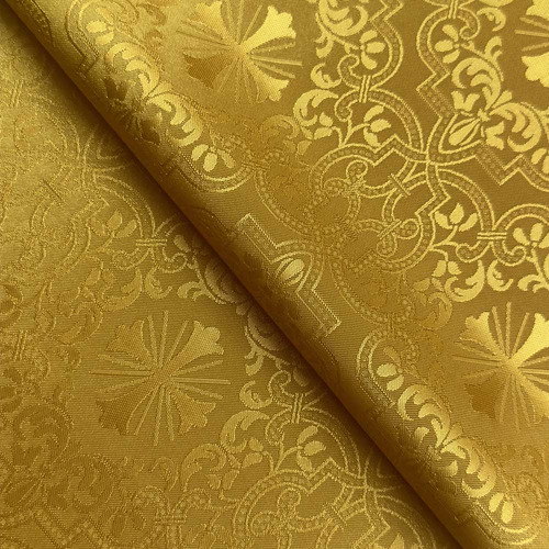 Tecido Litúrgico  Jacquard 1,0m X 1,5m Larg Des 781 - Ouro