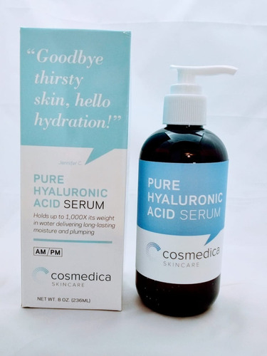 Serum Puro De Acido Hialuronico 8 Oz Cosmedica Skincare