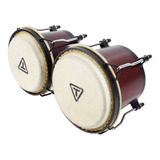 Bongó 6 Y 7 Pulgadas Tycoon Percussion Mah De La Serie Ritmo