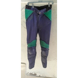 Pantalon  Cuero Motorista Talla 50   Reusch Morado(usado)