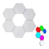 Panel De Luz Led Tactil X6 Modulos Hexagonal Lampara Touch 