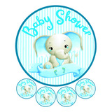 Transfer Baby Shower 2 Gelatina Tinta Comestible Gelapaletas