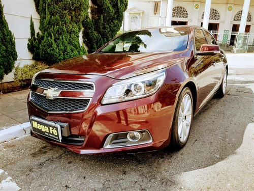 CHEVROLET MALIBU LTZ 2.4 AUTOMÁTICA VERMELHA NOVA ÓTIMO 2013