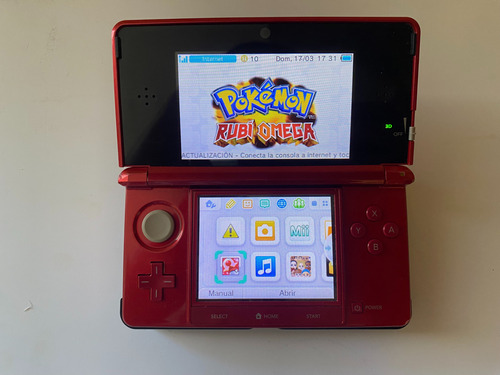 Nintendo 3ds Standard Color Flame Red