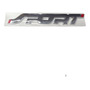 Emblema Logotipo Palabra Sport Explorer 3.5 Color Plateado Ford ESCORT