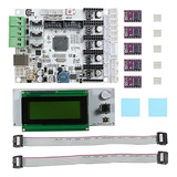 Kit De Placa Base De Impresora 3d Geeetech Gt2560 + Controla