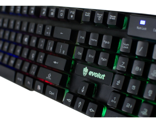 Teclado Gamer Semi Mecanico Abnt2 Usb Qwerty Rainbow Barato