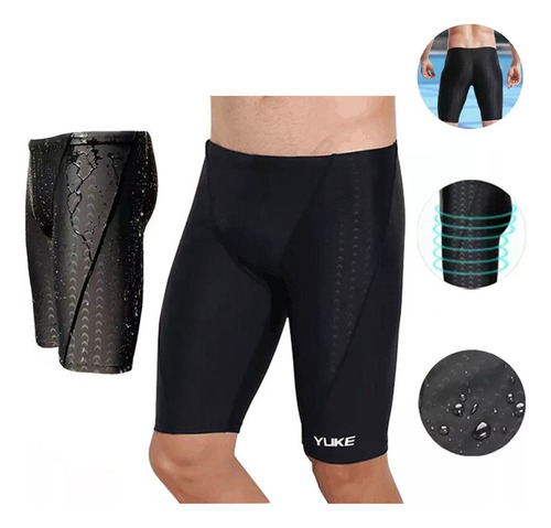 Trajes De Baño Deportivo Hombre Natación Short Secado Rapido