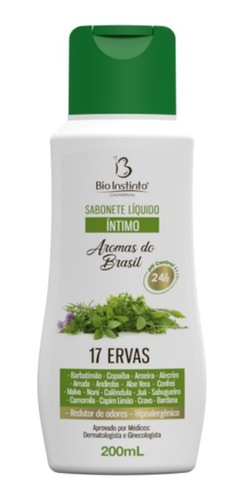 Sabonete Íntimo 17 Ervas Aromas Do Brasil Bio Instinto