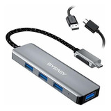 Usb C A Usb Hub 4 Puertos Aluminio Usb C Thunderbolt 3 ...